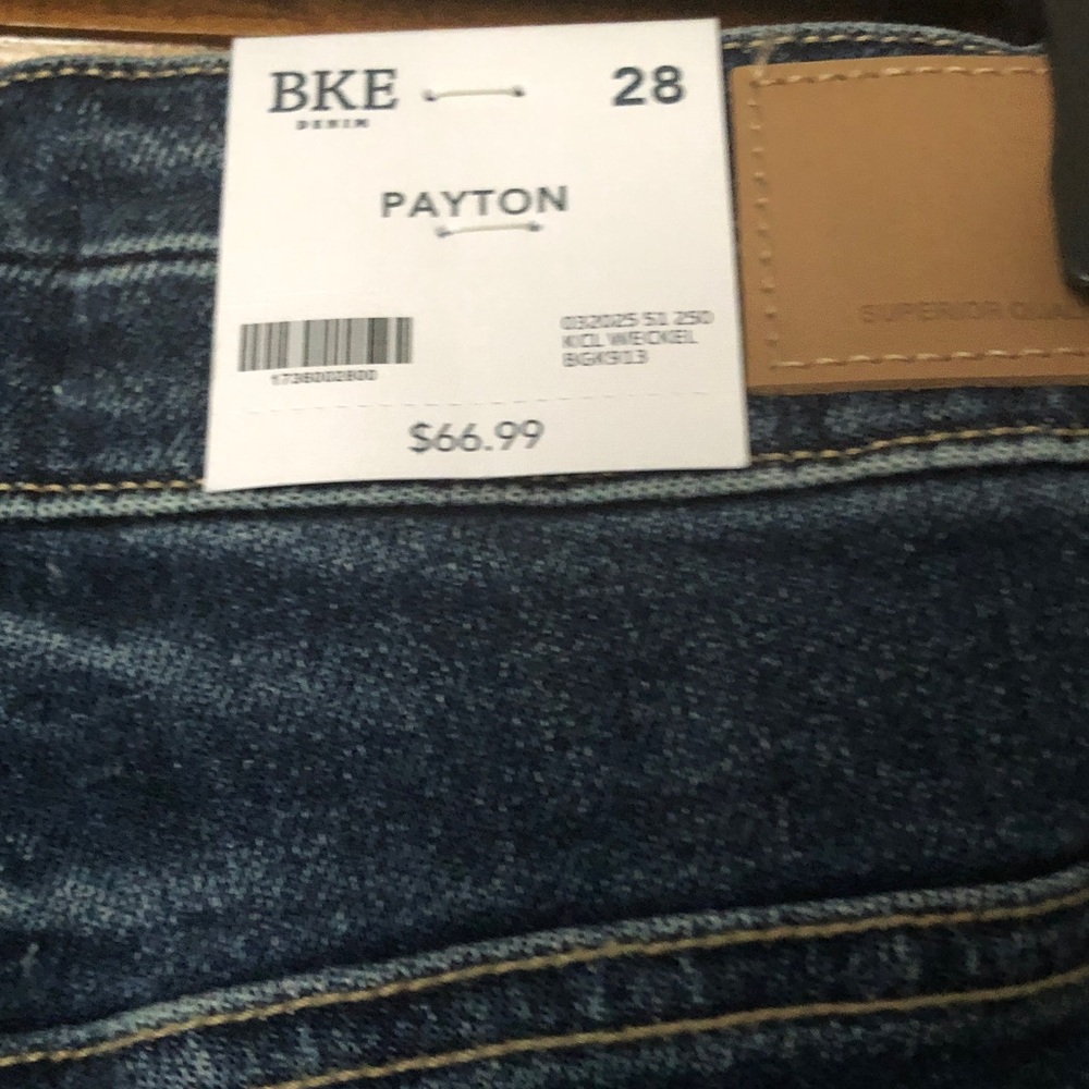 Buckle Dark Blue Ankle Jeans - Picture 3 of 3
